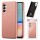 Hülle Handyhülle Stoßfeste Handy Tasche Ultra-Dünn Case Leder Bumper für Samsung Galaxy A05s Rosa