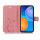 Huawei Hülle Handy Tasche Handyhülle Wallet Case Schutzhülle Blumen Mappe Etui  Huawei P-Smart 2021 Rosegold