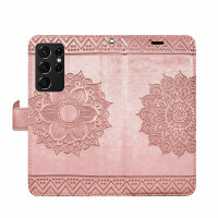 Handyhülle für Samsung Galaxy S21 Ultra 5G Hülle Handy Tasche Flip Case Etui TPU