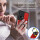 Outdoor Panzer Hülle Motorola Moto G84 Handyhülle mit Kameraschutz Ringhalter Rot