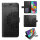 Handy Tasche für Samsung Galaxy A51 SM-A515 Hülle Case Buchhülle Klapphülle TPU Mandala Schwarz