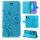 Huawei P-Smart 2019 Handy Tasche Handyhülle Wallet Schutz Hülle Blumen Cover Neu