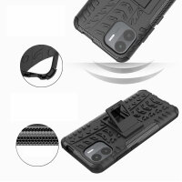 Hülle für Xiaomi Redmi A2 Handyhülle Handy Tasche Case Cover Schale TPU Bumper Schwarz