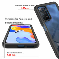 Hülle für Xiaomi Redmi Note 11 Pro 5G / 12 Pro 4G Handyhülle Cover 2-teilig Case