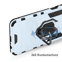 Handyhülle für Apple iPhone 14 Plus – Ring Panzer Cover Türkis