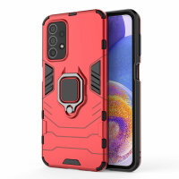 betterfon Ring Case Samsung A23 5G Hülle Handyhülle Stoßfest 360° Drehbarer Ring Rot