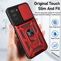 Handyhülle Für Samsung S21 FE Handy Tasche Hülle Outdoor Case TPU Silikon Bumper