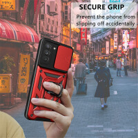 Handyhülle Für Samsung S21 FE Handy Tasche Hülle Outdoor Case TPU Silikon Bumper
