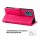 Handy Tasche ZTE Blade Hülle Schutzhülle Klapphülle Flip Case Buchhülle Etui TPU Blade V30 Vita Pink