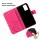 Handy Tasche ZTE Blade Hülle Schutzhülle Klapphülle Flip Case Buchhülle Etui TPU Blade V30 Vita Pink