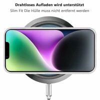Bumper MagSafe mit integrierter Magnet für iPhone 14 Pro Plus Max Hülle TPU iPhone 14 Weiss