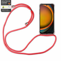 Handykette für Samsung Galaxy Xcover 7 Handyhülle mit Band Case Hülle mit Kordel Rot