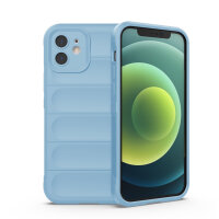 Hülle für Apple iPhone 12 / Pro / Pro Max Handyhülle Outdoor Case Cover Bumper iPhone 12 Hellblau