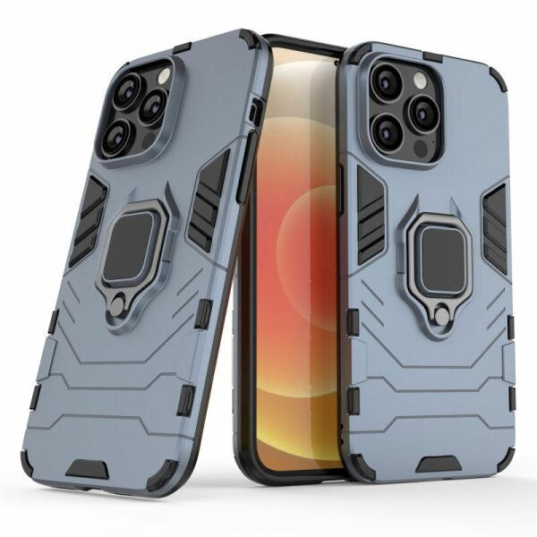 Handyhülle für Apple iPhone 14 Pro – Ring Case Türkis