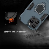 Handyhülle für Apple iPhone 14 Pro – Ring Case Türkis