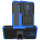 Handy Tasche Lenovo Motorola Panzer Hülle Hybrid Case Cover Schutzhülle Bumper Motorola Moto G9 Play Blau