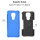 Handy Tasche Lenovo Motorola Panzer Hülle Hybrid Case Cover Schutzhülle Bumper Motorola Moto G9 Play Blau