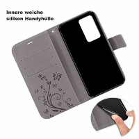 Handyhülle für Samsung Galaxy S21 Ultra 5G Hülle Handy Tasche Flip Case Etui TPU