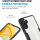 360° Grad Hülle für Samsung Galaxy A13 5G /A04/A04s Handyhülle mit Displayschutz Schwarz