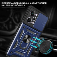 Outdoor Hülle Xiaomi Redmi Note 12 Pro / Poco X5 Pro 5G Handyhülle Kameraschutz Blau