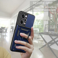 Outdoor Hülle Xiaomi Redmi Note 12 Pro / Poco X5 Pro 5G Handyhülle Kameraschutz Blau