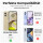 Outdoor Panzer Hülle Motorola Moto G14 Handyhülle mit Kameraschutz Ringhalter Blau