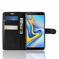 Handy Tasche für Samsung Galaxy J6 Plus Hülle Cover Wallet Case Handyhülle Etui