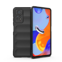 Hülle Xiaomi Redmi Note 11 Pro Handyhülle Outdoor Case Back Cover Handy Tasche Schwarz