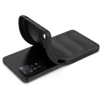 Hülle Xiaomi Redmi Note 11 Pro Handyhülle Outdoor Case Back Cover Handy Tasche Schwarz