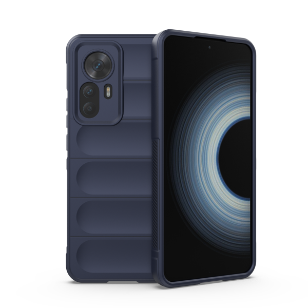 Hülle für Xiaomi 12T Handyhülle Outdoor Case Back Cover Handy Tasche Bumper Blau