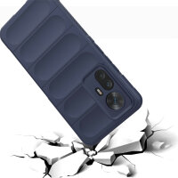 Hülle für Xiaomi 12T Handyhülle Outdoor Case Back Cover Handy Tasche Bumper Blau