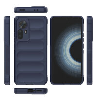 Hülle für Xiaomi 12T Handyhülle Outdoor Case Back Cover Handy Tasche Bumper Blau