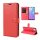 Handyhülle für ZTE Blade A5 2020 – Klapphülle PU-Leder Rot