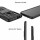 Handy Tasche Lenovo Motorola Panzer Hülle Hybrid Case Cover Schutzhülle Bumper Motorola Moto G8 Play Schwarz
