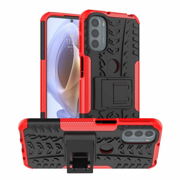 Hülle für Motorola Moto G31 / Moto G41 Schutzhülle Handytasche Handyhülle Bumper Rot