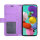 Handy Tasche für Samsung Galaxy A51 SM-A515 Hülle Case Buchhülle Klapphülle TPU Mandala Lila