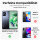 Handykette für Xiaomi Redmi Note 12 5G / Poco X5 5G Handyhülle mit Band Hülle Schwarz