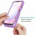 Hülle für Samsung Galaxy A13 4G Handyhülle Schutzhülle Silikon Case Cover Bumper Lila