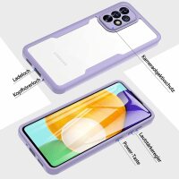 360° Grad Hülle für Samsung Galaxy A33 5G vollschutz Integriertem Displayschutz Rosa
