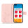 Huawei Handy Tasche Handyhülle Schutz Hülle Blumen Flip Cover Buch Case Etui Huawei P40 Pro Rosegold