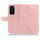 Huawei Handy Tasche Handyhülle Schutz Hülle Blumen Flip Cover Buch Case Etui Huawei P40 Pro Rosegold