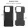 Xiaomi Redmi 10C, Schutz Hülle Handy Tasche Outdoor Case Back Cover TPU Bumper Schwarz