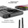Xiaomi Redmi 10C, Schutz Hülle Handy Tasche Outdoor Case Back Cover TPU Bumper Schwarz