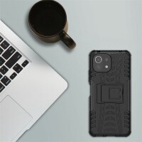 Schutz Hülle Xiaomi Handy Tasche Case Cover Silikon Schale Outdoor Handyhülle BF Xiaomi Mi 11 Lite 5G / 4G Blau