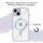 Handyhülle mit integrierter Magnet für iPhone 14 Pro Plus Max Hülle TPU iPhone 14 Lila