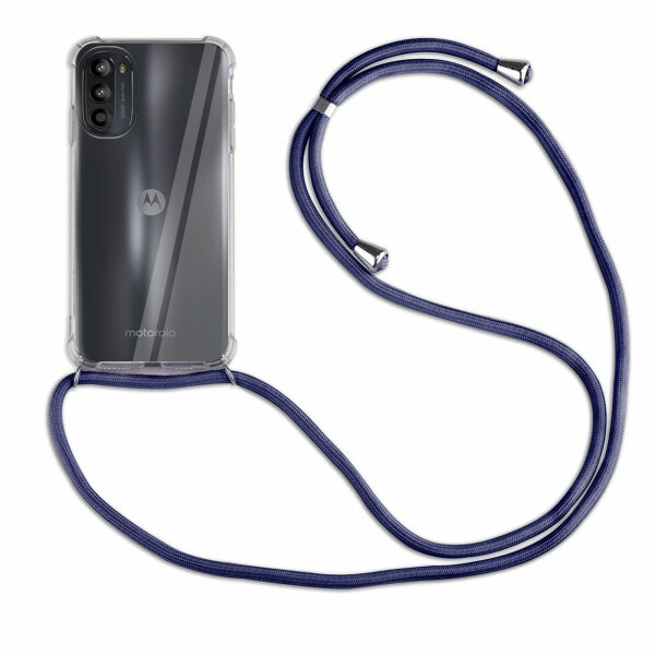 Handykette Motorola Moto G52 / G82 Handyhülle mit Band Schutz Hülle Handy Tasche