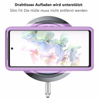 Hülle für Google Pixel 7 / 7 Pro Handyhülle Cover 2-teilig TPU Body Bumper Case  Lila Google Pixel 7