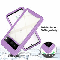 Hülle für Google Pixel 7 / 7 Pro Handyhülle Cover 2-teilig TPU Body Bumper Case  Lila Google Pixel 7