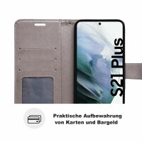 Handyhülle für Samsung Galaxy S21+ Plus 5G Hülle Handy Tasche Flip Case Etui TPU