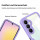 Handyhülle für Samsung Galaxy A25 – 360° Panzer Case mit Displayschutz Lila